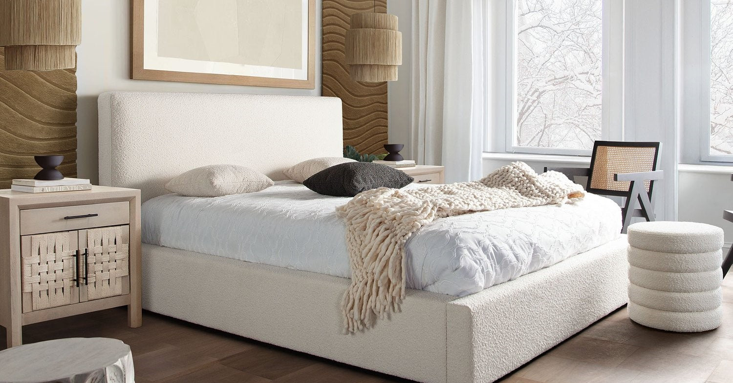 Sarah Trendy Boucle Bed