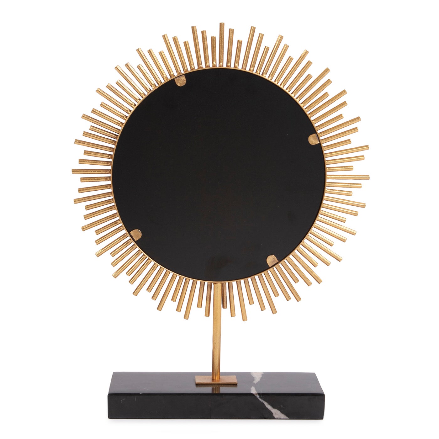 Black Marble and Gold Sculpture