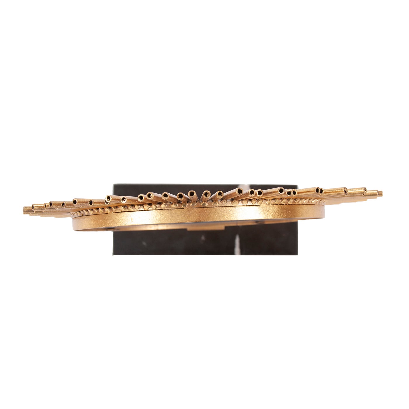 Black Marble and Gold Sculpture