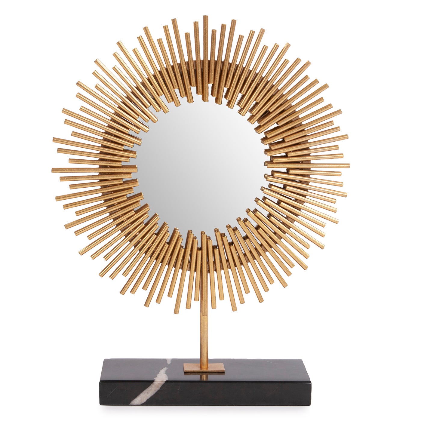 Black Marble and Gold Sculpture