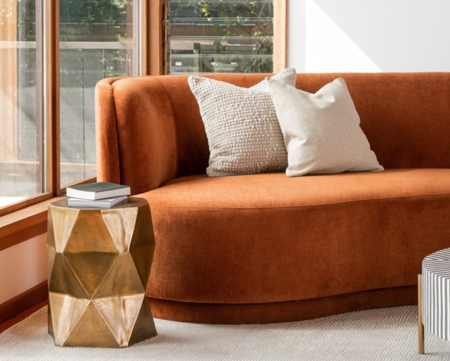 Dreamy Burnt Orange Sectional