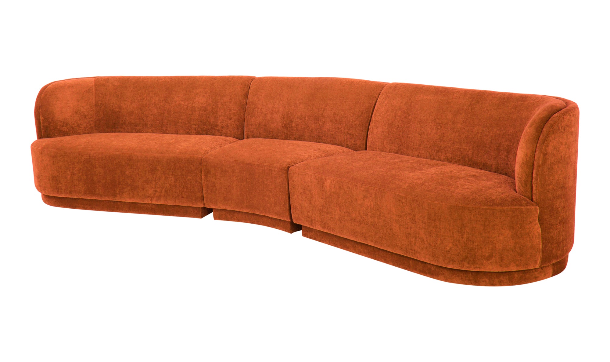 Dreamy Burnt Orange Sectional