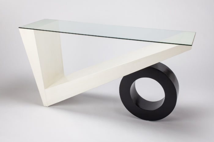 Geometric Console Table