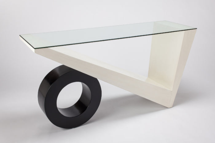 Geometric Console Table