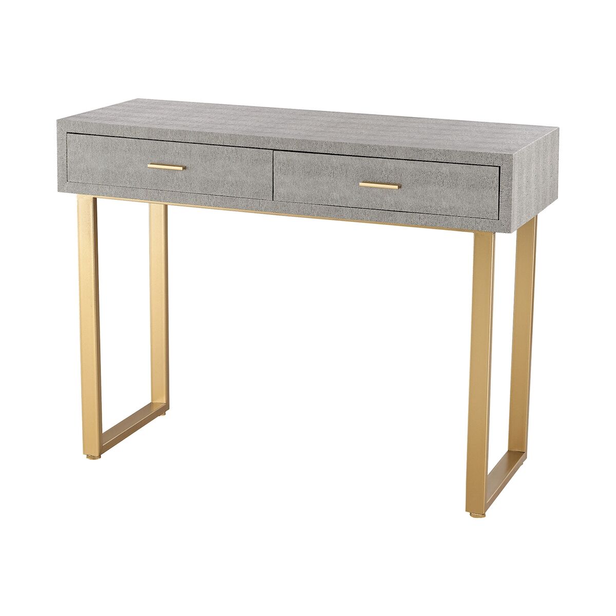 Elegant Faux Shagreen Desk