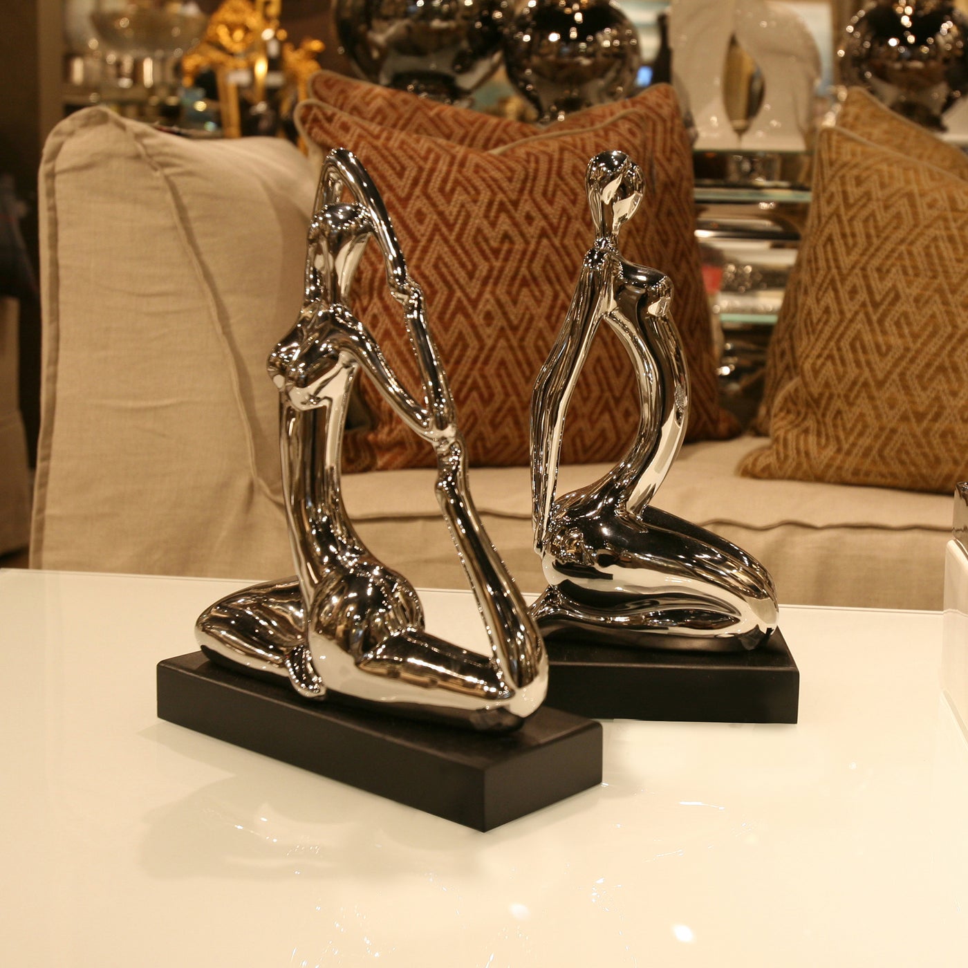 Nickle Yoga Sculpture
