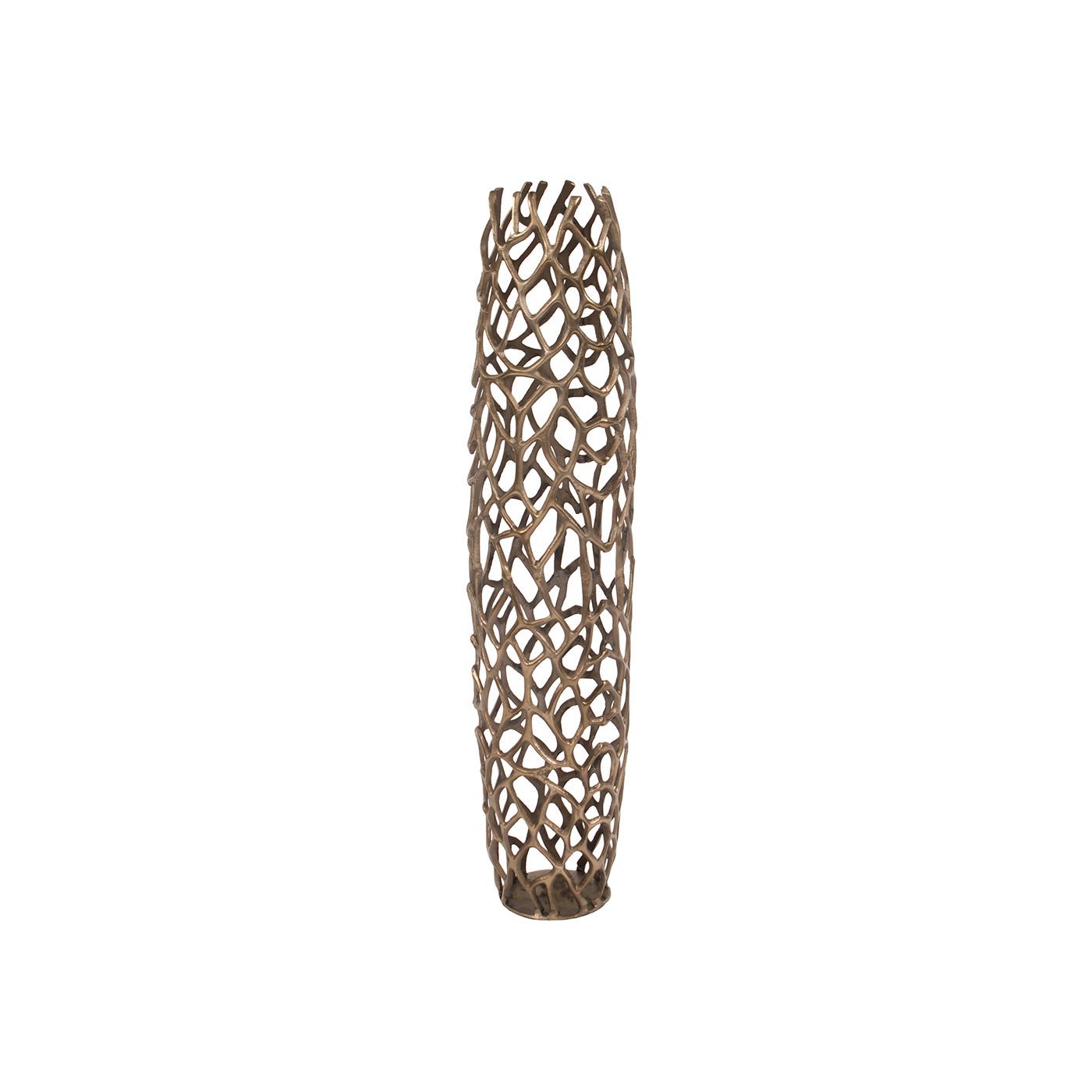 Fashioned Bronzed Branch Floor Vase