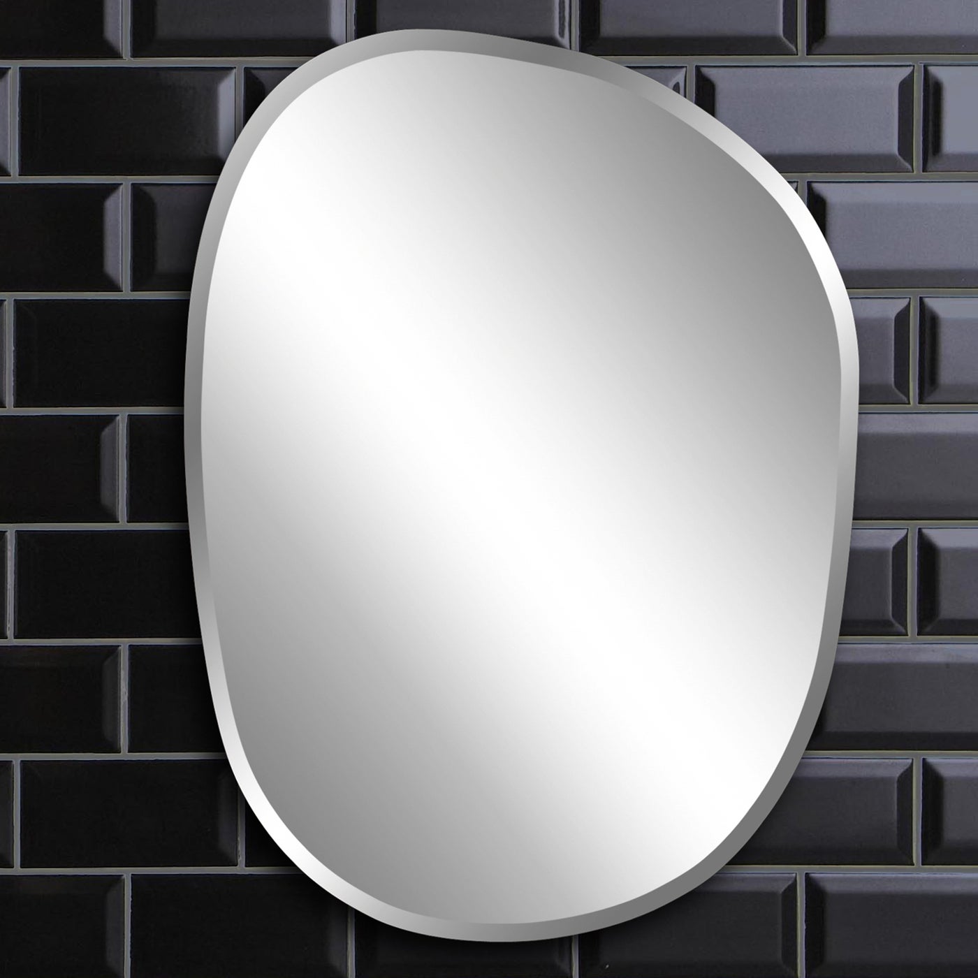 Frameless Asymmetrical Mirror