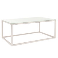 Stainless Steel Rectangular Cocktail Table