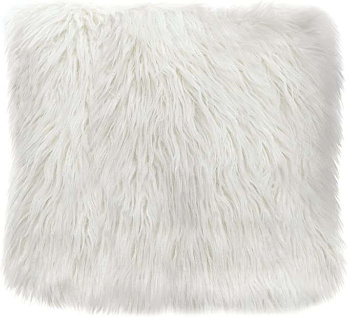 Luxury Faux Fur Accent Pillow