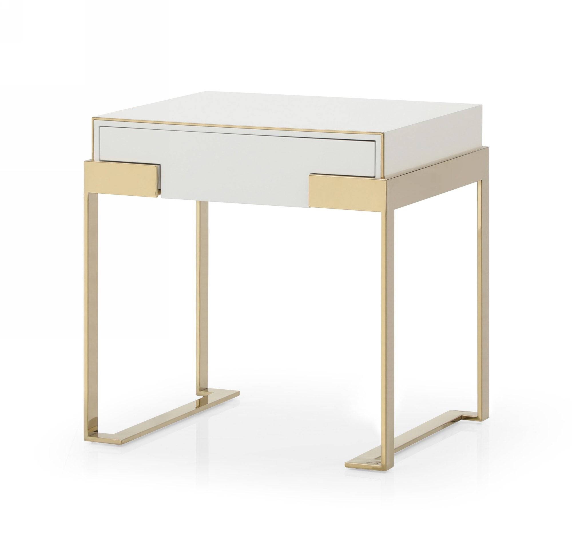 Modern Champagne Nightstand