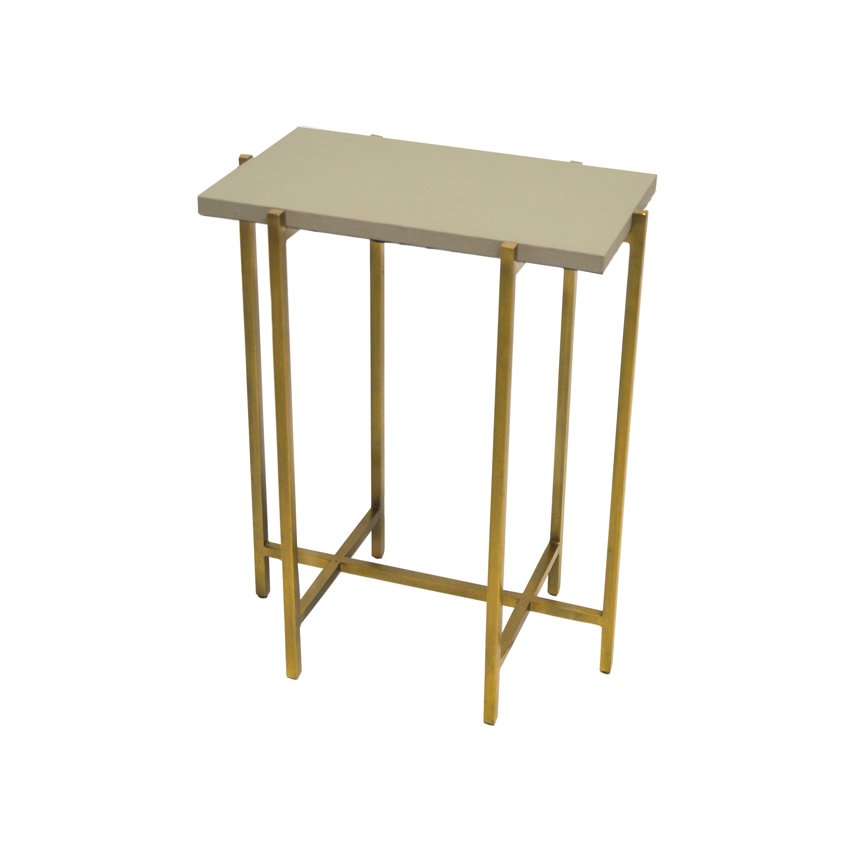 Antique Brass Side Table