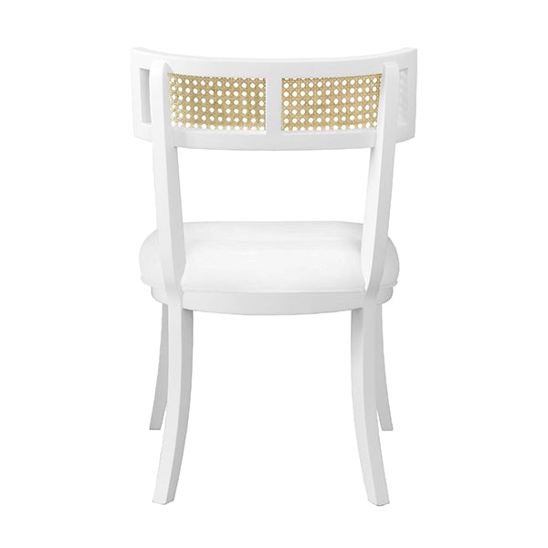 Natural Rattan White Dining Chair - Cane & Rattan Collection