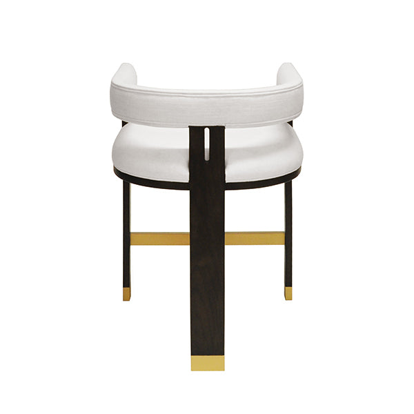 Dramatic Barrel Back Counter Stool