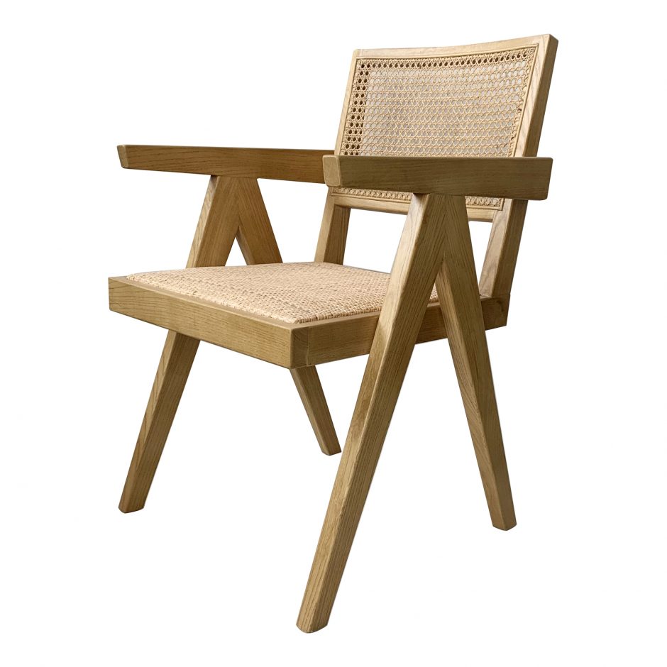 Iconic Elm and Rattan Chair Natural - Cane & Rattan Collection