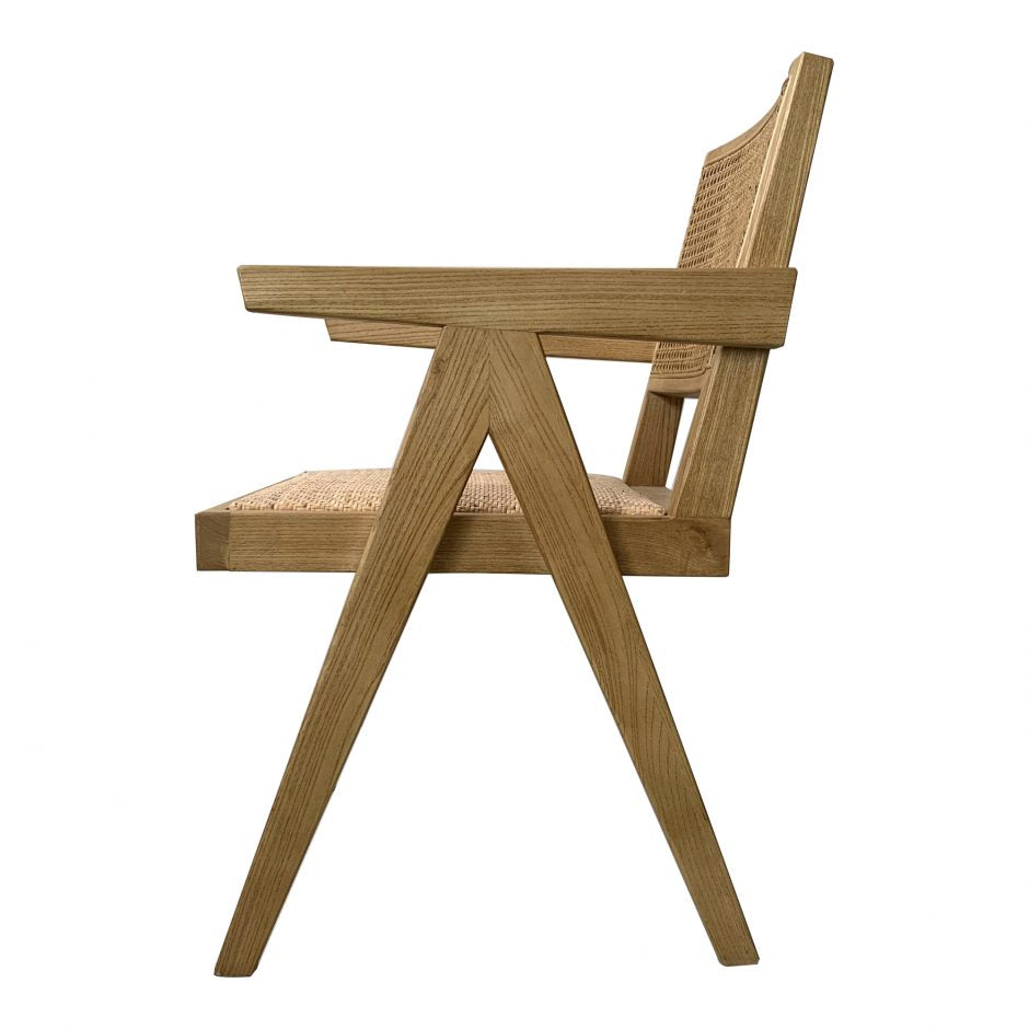 Iconic Elm and Rattan Chair Natural - Cane & Rattan Collection