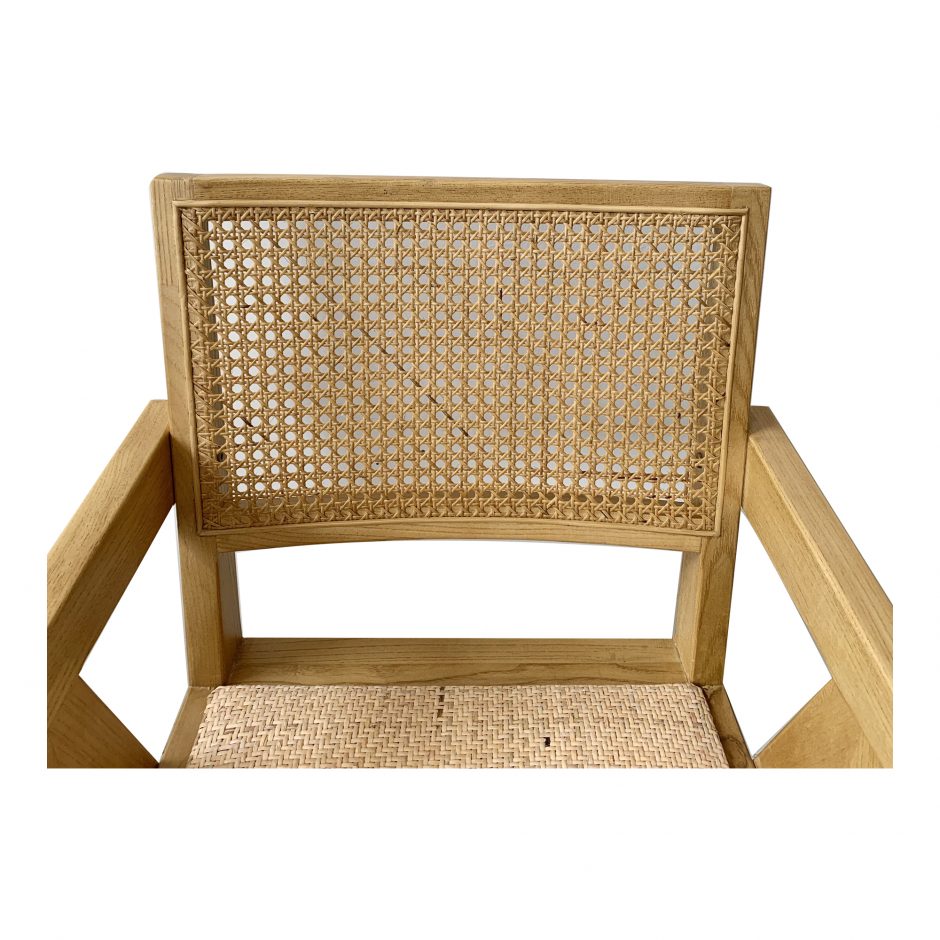 Iconic Elm and Rattan Chair Natural - Cane & Rattan Collection