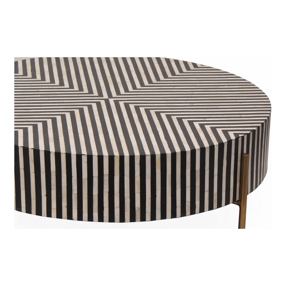 Bold Black and White Coffee Table