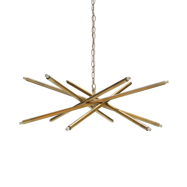 Modern Light Antique Brass Chandelier