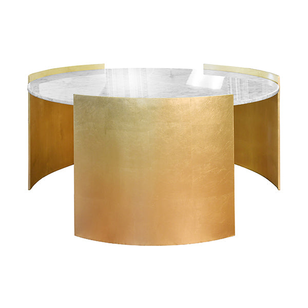 Luxurious Gold Leaf Cocktail Table