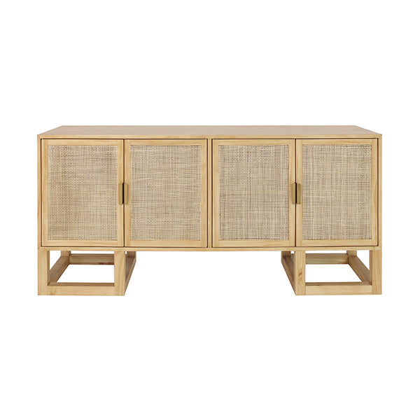Elegant Natural Cane Sideboard - Cane & Rattan Collection