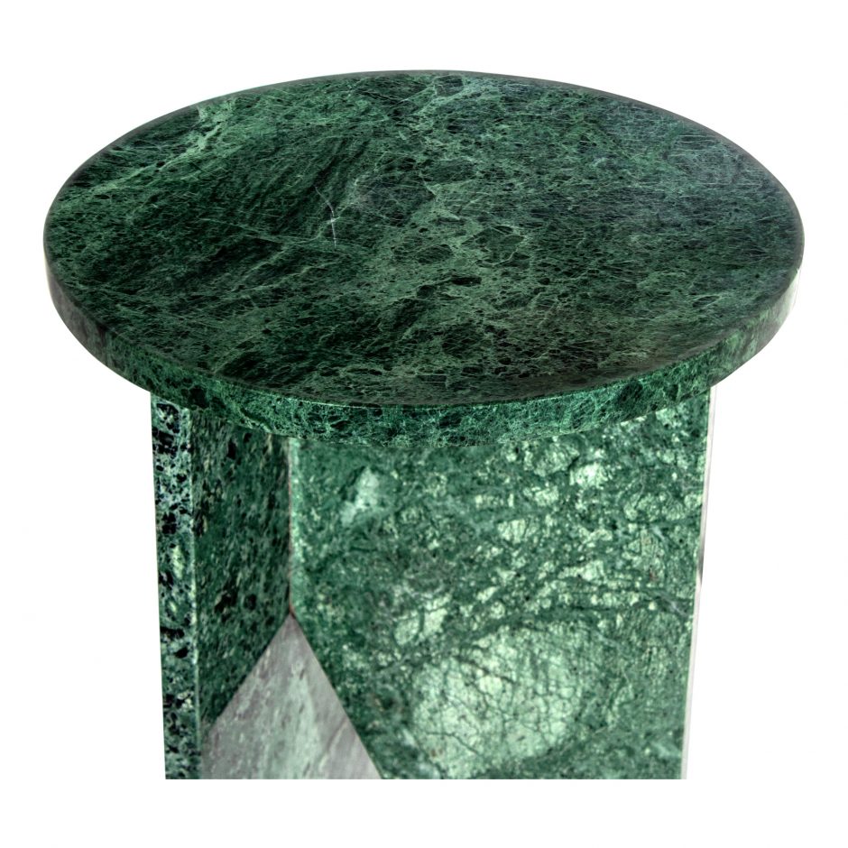 Celestial Solid Marble Side Table
