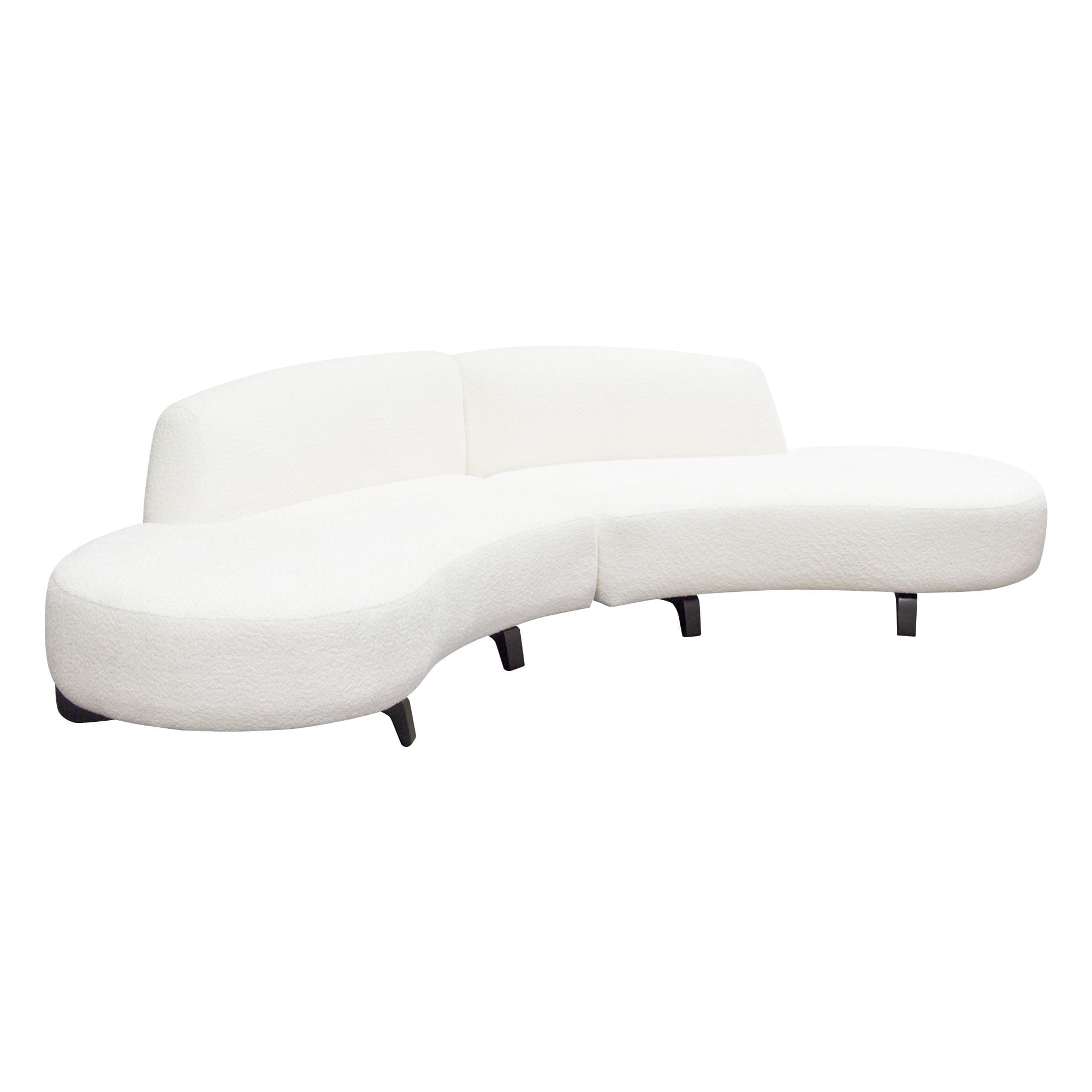 Sophisticated Curved Modular Sofa