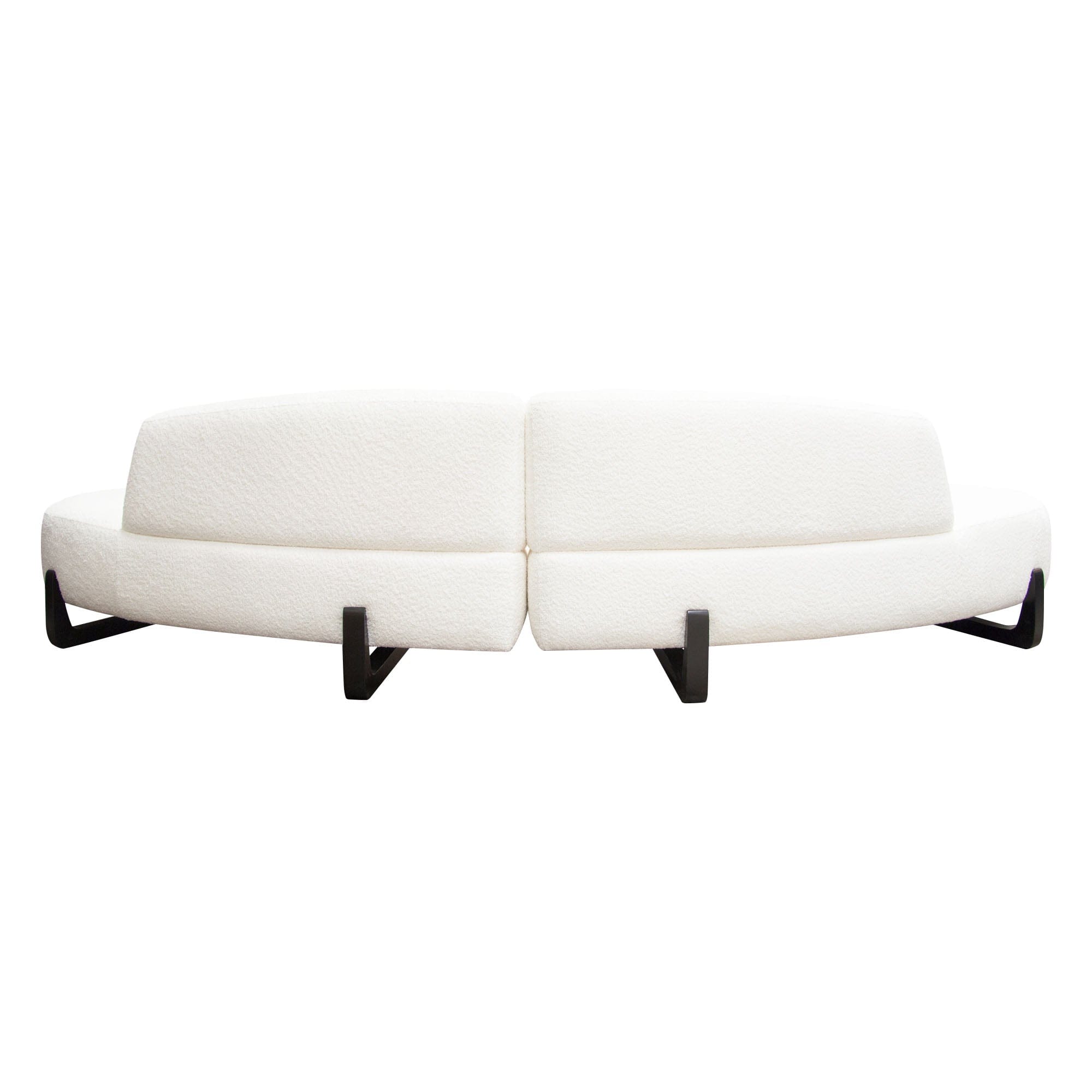 Sophisticated Curved Modular Sofa