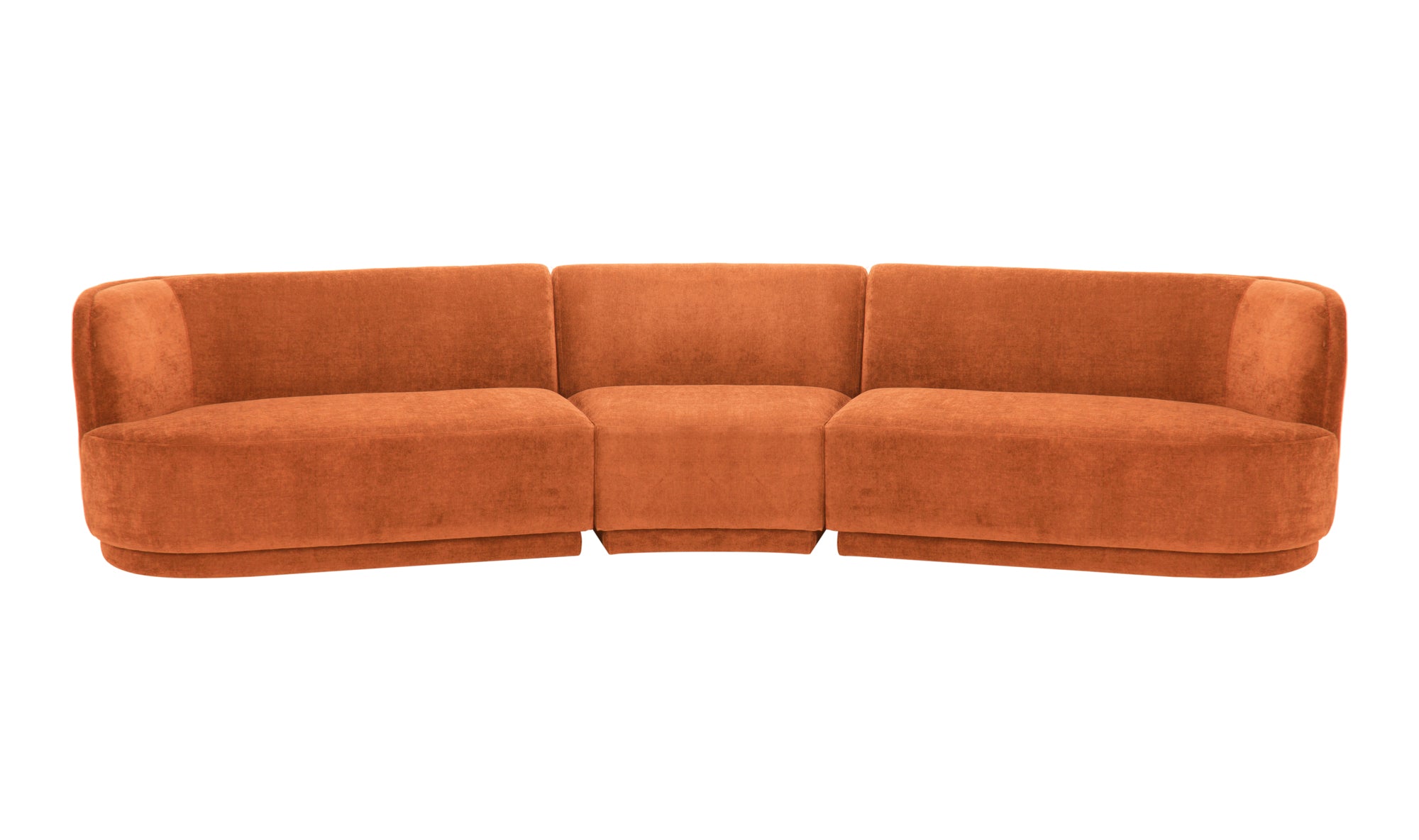 Dreamy Burnt Orange Sectional