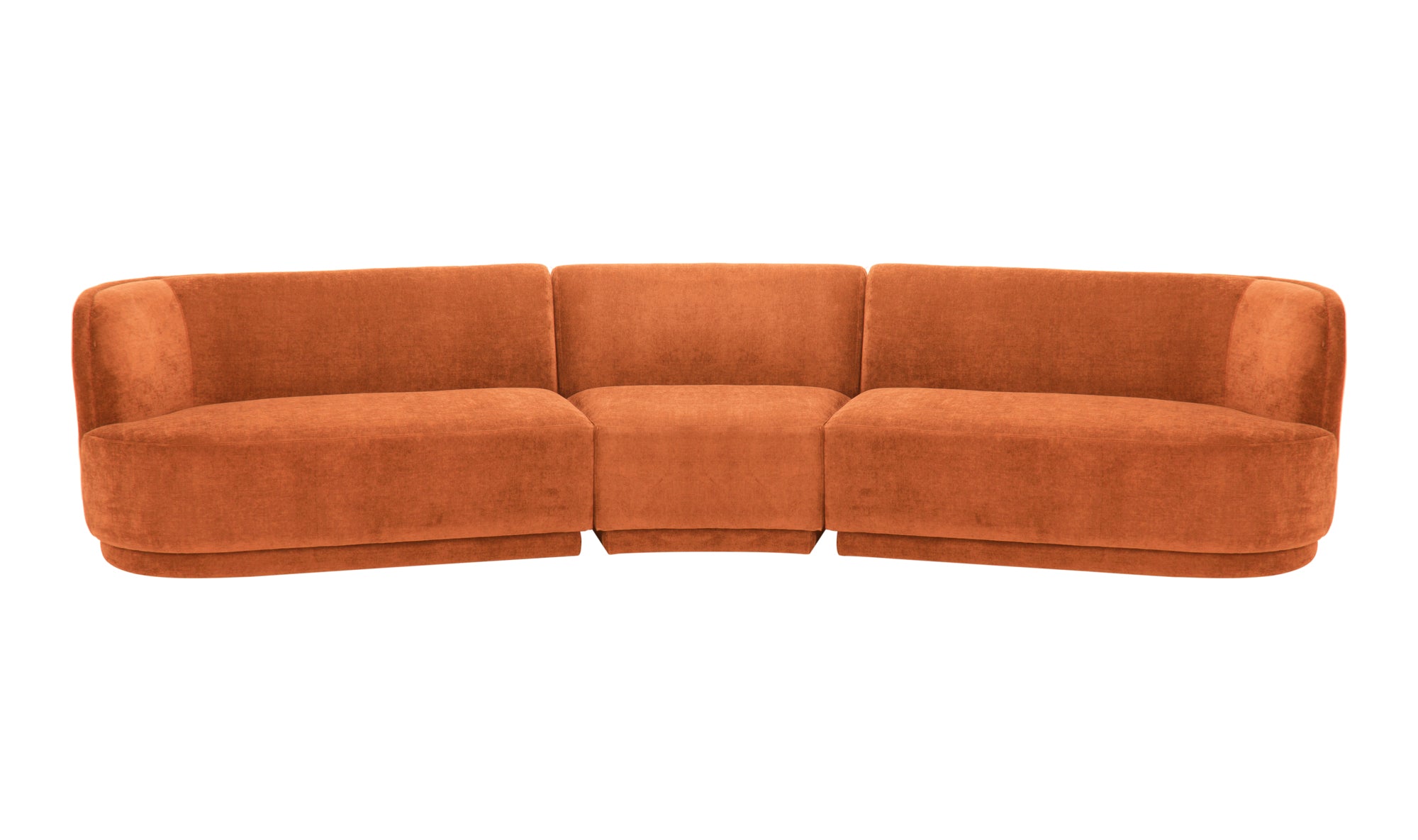 Dreamy Burnt Orange Sectional