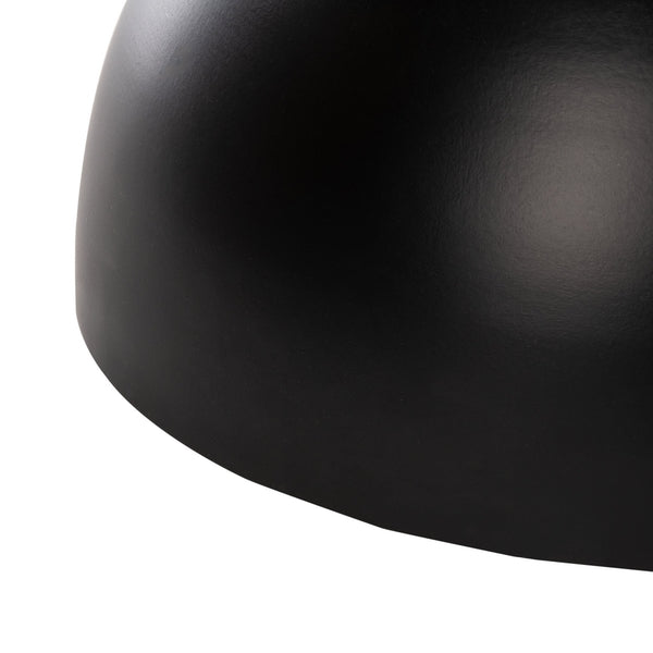 Modern Sculptural Black Accent Table