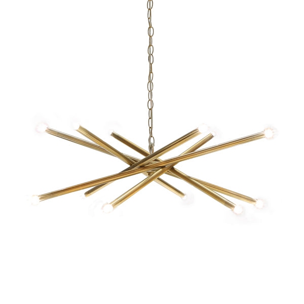 Modern Light Antique Brass Chandelier