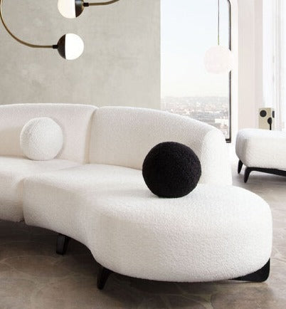 Sophisticated Round Accent Pillow - Set of 2