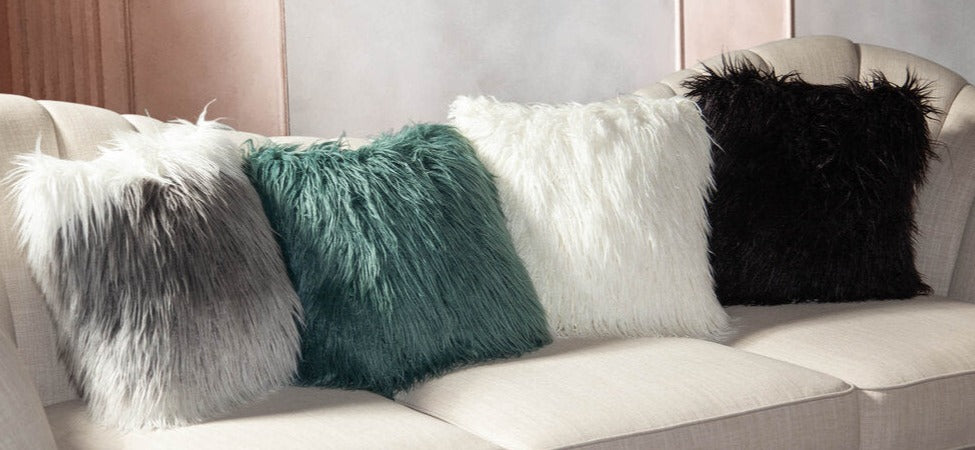 Luxury Faux Fur Accent Pillow