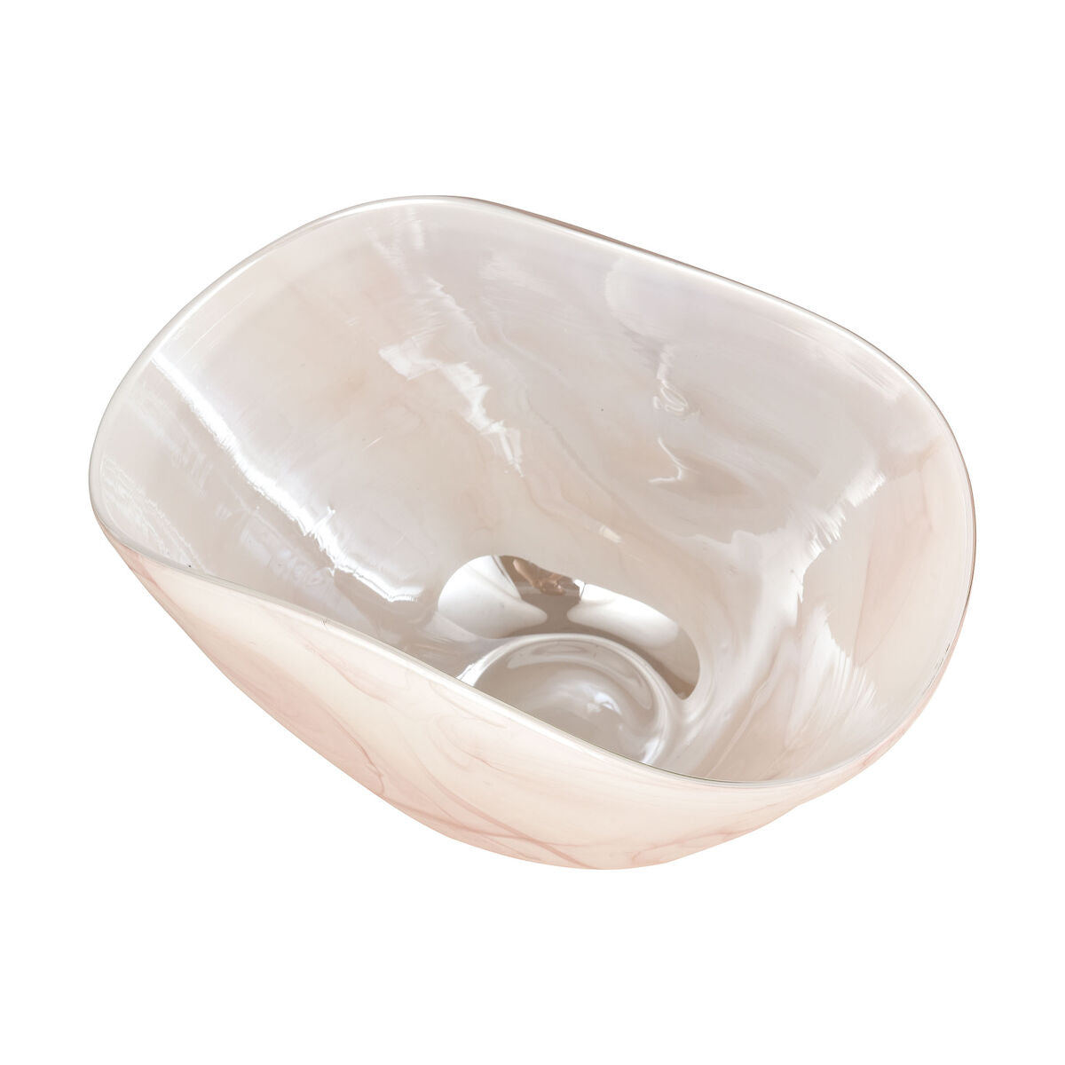 Hand-Blown Glass Bowl