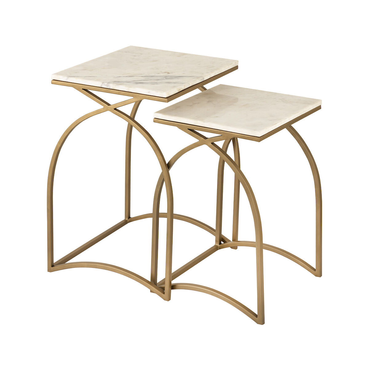 Arched Marble Side Table