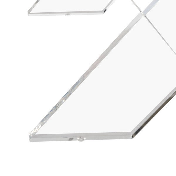 Old Hollywood Acrylic White Bench