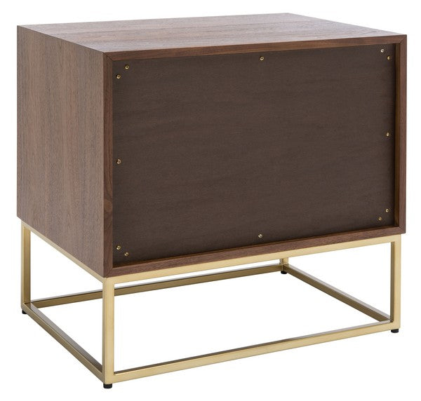 Mid-Century Walnut Nightstand