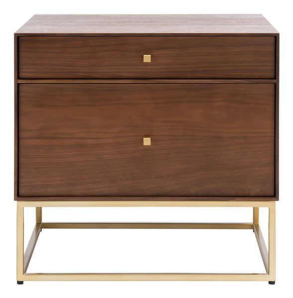 Mid-Century Walnut Nightstand