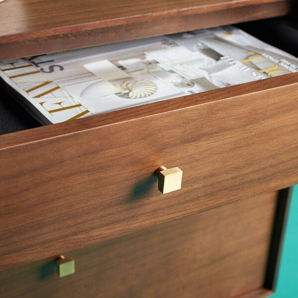 Mid-Century Walnut Nightstand